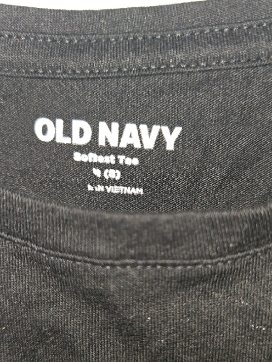 Old Navy Black Tee And Animal Print Tee - Picture 3 of 5